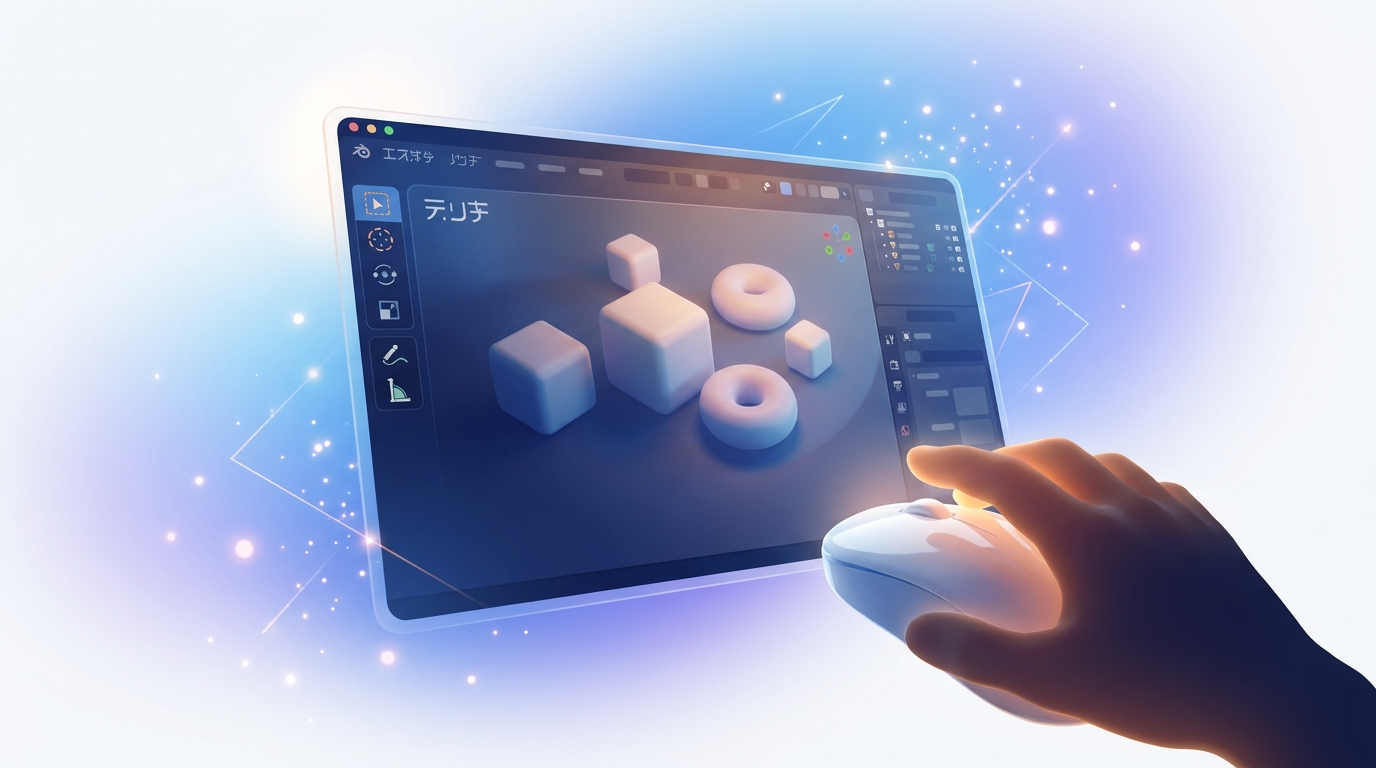 Blender初心者、怖くない！画面操作と基本の使い方で3Dの世界へ