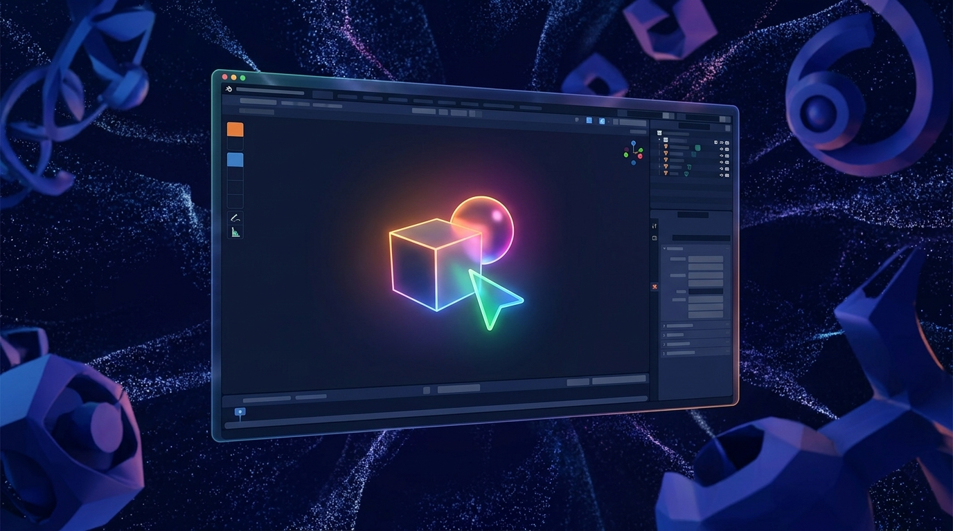 Blenderで始める3DCG：初めての画面操作と基本の「なぜ」を知る