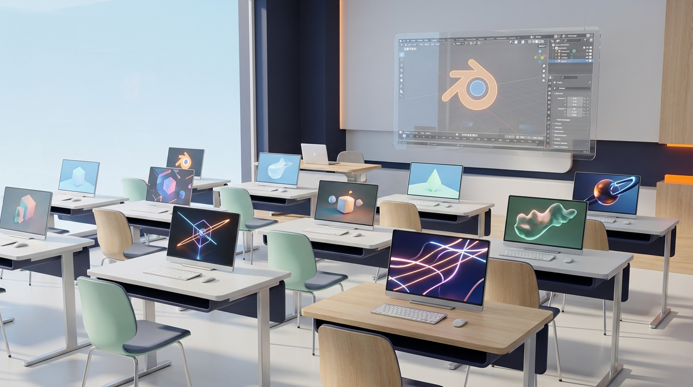 教室でBlenderを教える：負担を減らし成功へ導く運営ノウハウ
