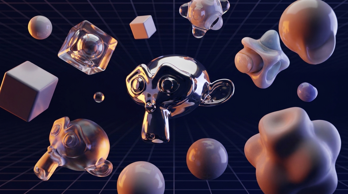 Blenderで深める制作表現：モデリング、質感、光の基本と応用