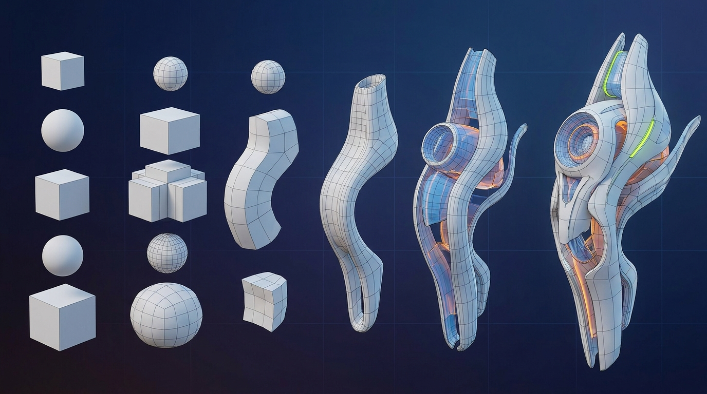 Blenderで描く理想の形：モデリングから完成まで辿る制作の秘訣