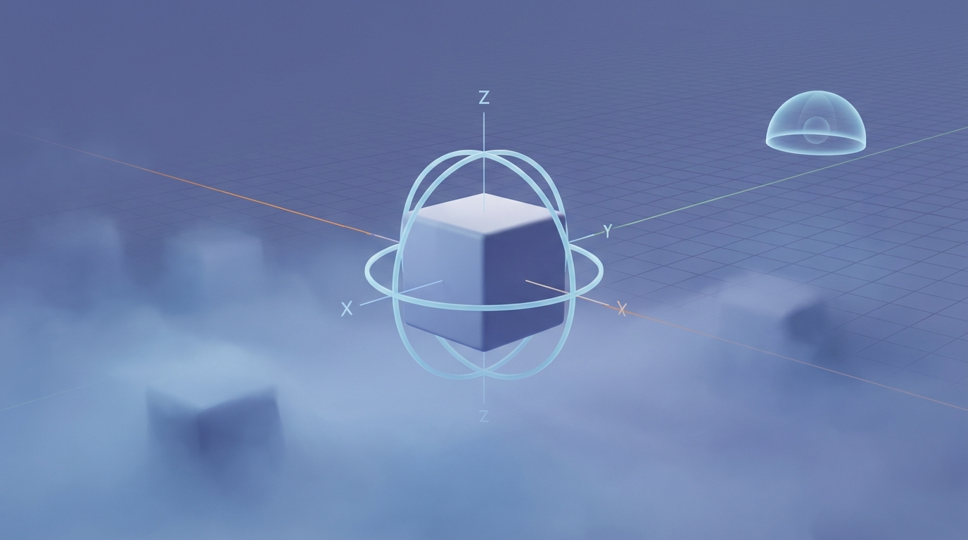 Blenderの迷いをなくす：初心者が掴むべき画面操作とモードの軸
